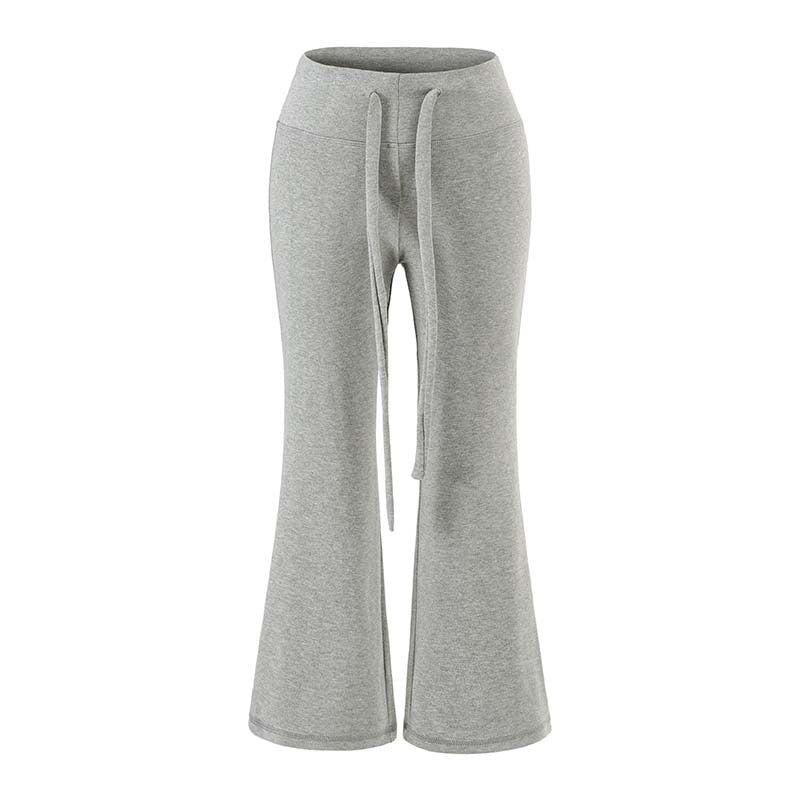 Damen Zweiteiliges Lounge-Set mit Zip-Hoodie und ausgestellten Jogginghosen Shop Nory