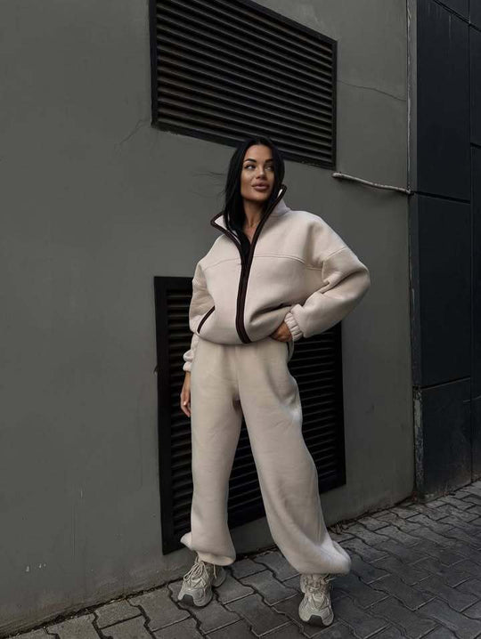 Damen Komfortabler Fleece-Jogginganzug Shop Nory