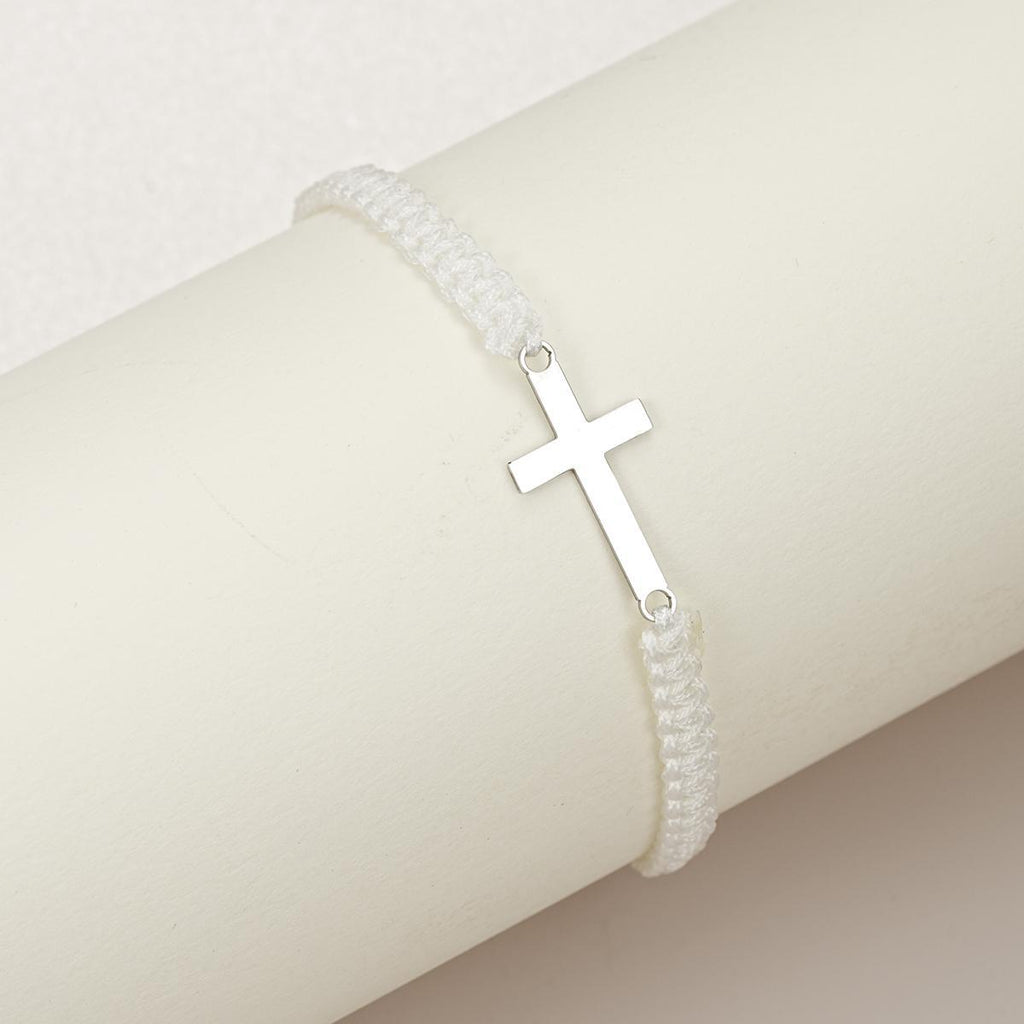 Damenarmband mit filigranem Kreuz-Anhänger und hochwertiger Kette Shop Nory