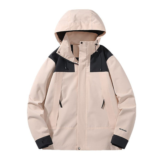 Herren Wetterfester Shell-Parka mit verstellbarer Kapuze und verdeckten Reißverschlüssen Shop Nory