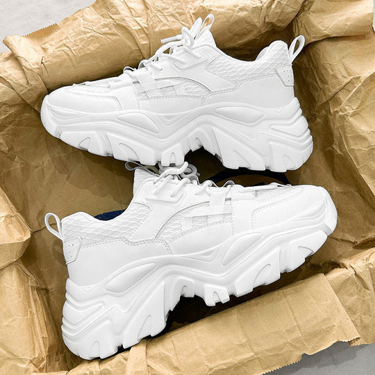 Damen Sportliche Chunky Sneakers mit stabiler Profilsohle