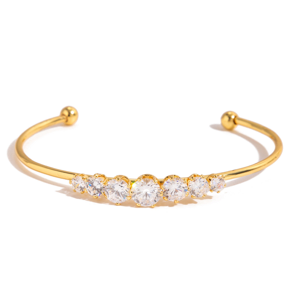 Damen Armband mit funkelnden Kristallen aus rostfreiem Edelstahl Shop Nory