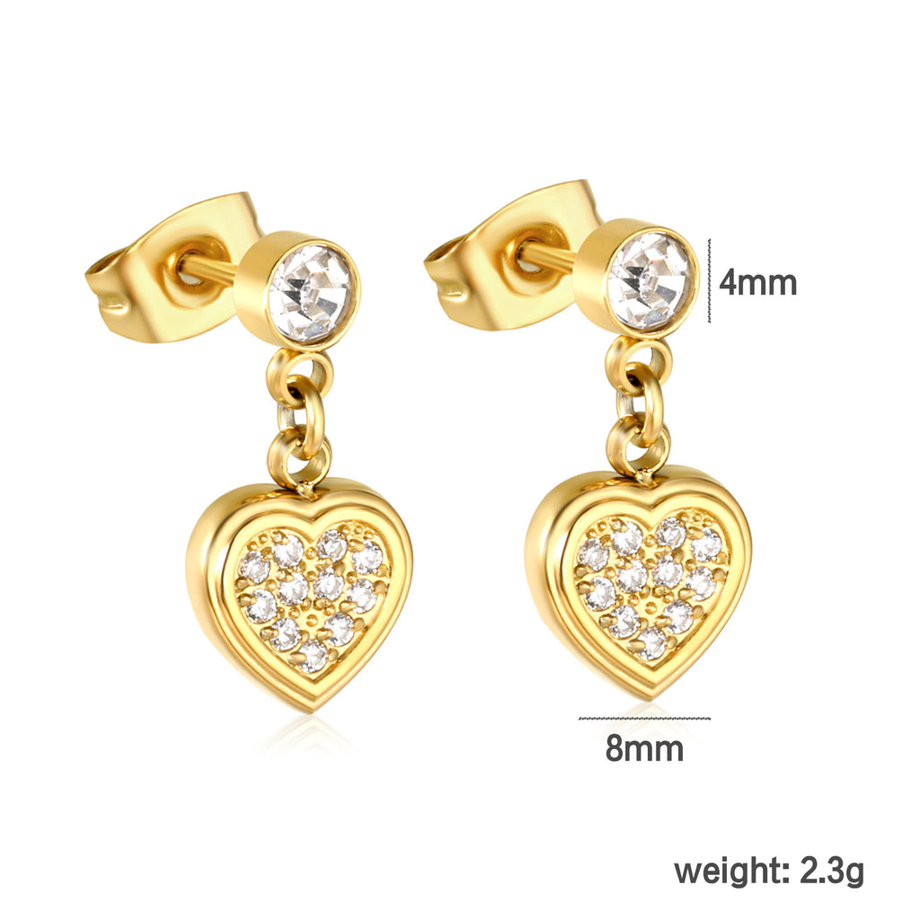 Damen Ohrhänger mit funkelnden Kristallen und elegantem Design Shop Nory