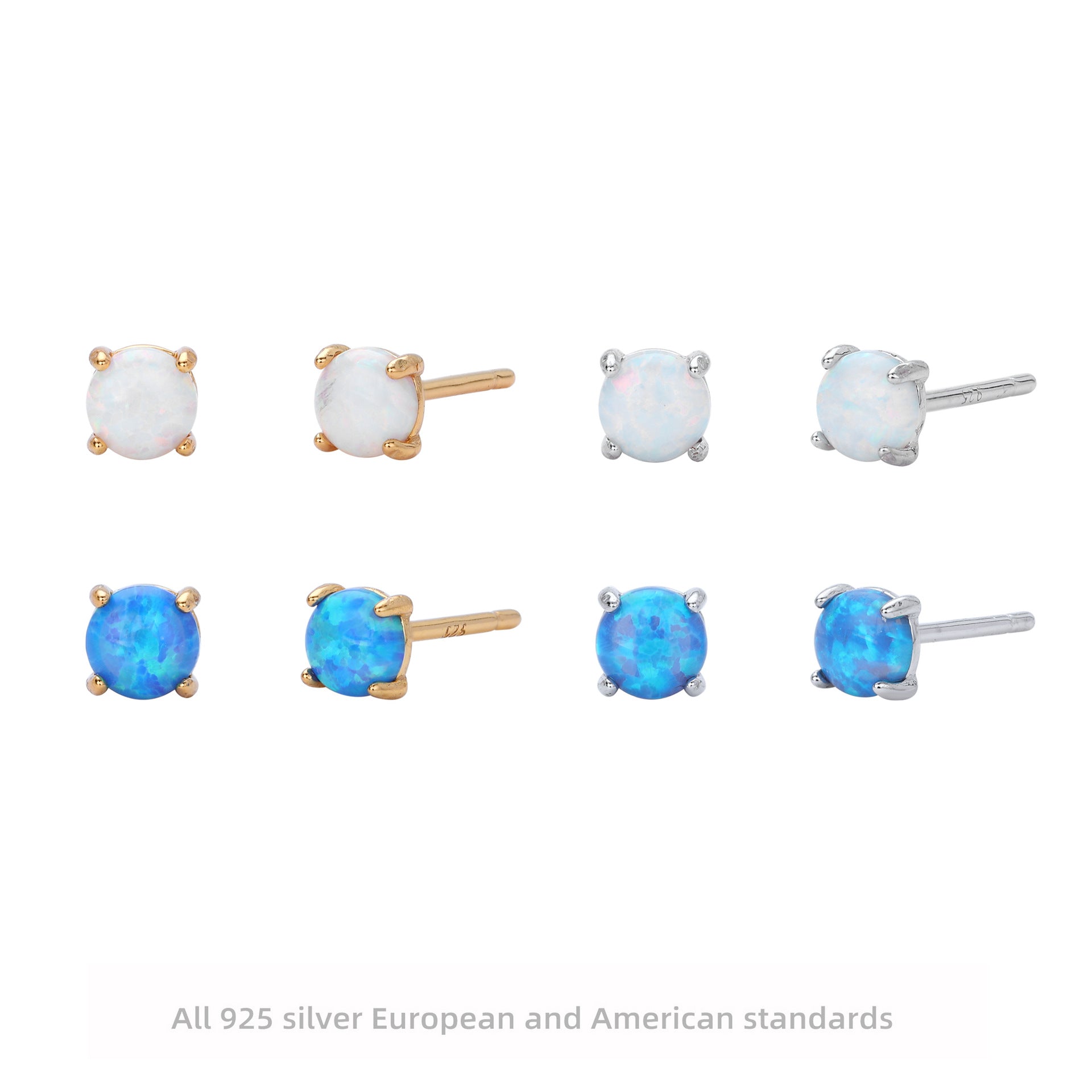 Damen Ohrstecker mit funkelnden 5A Zirkon und hochwertigem 925 Sterling Silber Shop Nory