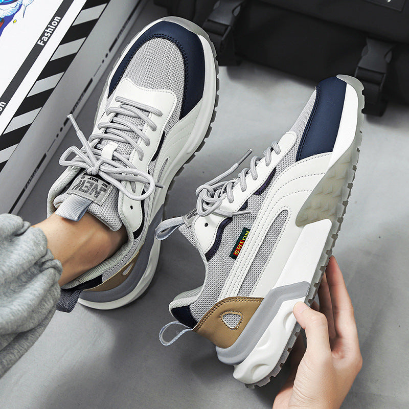 Herren Retro-Outdoor-Sneaker mit profiliertem Trail-Laufsohle und atmungsaktivem Mesh Shopy Nory