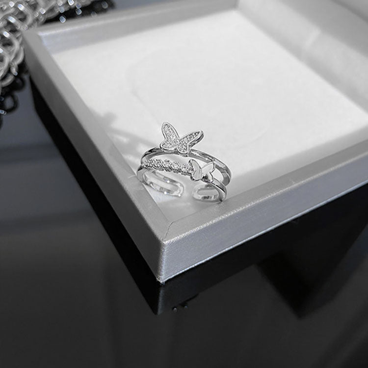 Damen Verspielter Ring mit Meerestern-Design und feinen Zirkonia Shop Nory