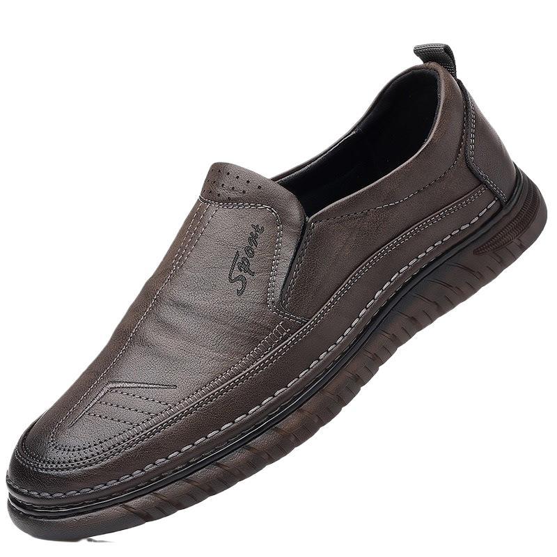 Herren Elegante und Bequeme Leder Mokassins Shop Nory