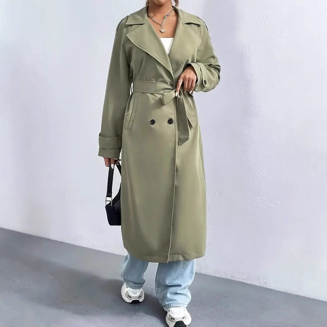 Damen Trenchcoat mit modernem Schnitt von Shopnory
