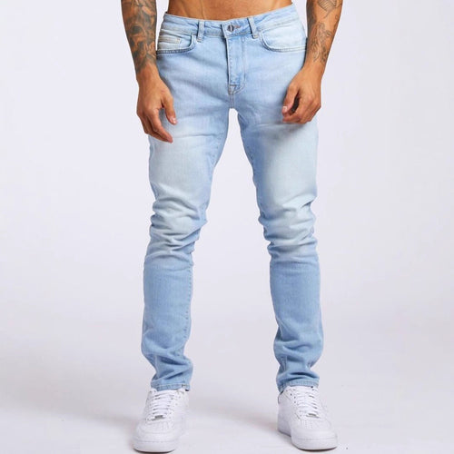 Herren Slim-Fit Jeans mit elastischem Komfortbund und modernen Details