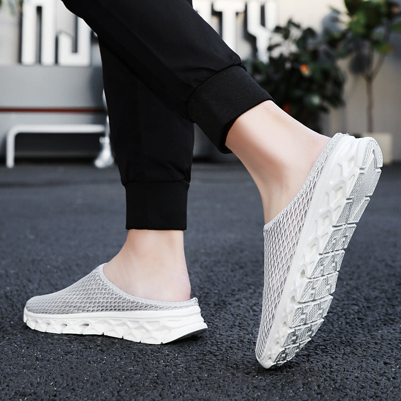 Unisex nan atmungsaktiver Mesh-Muleschuh mit flexibler Wabenlaufsohle und ergonomischem Fußbett