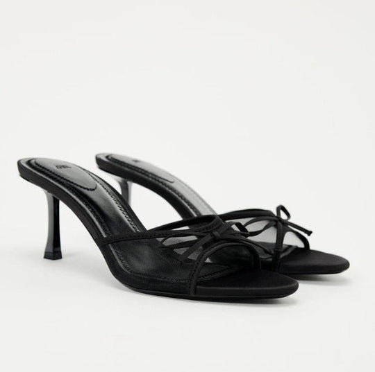 Damen elegante Slingback-Strandsandalen mit filigranem Riemendesign