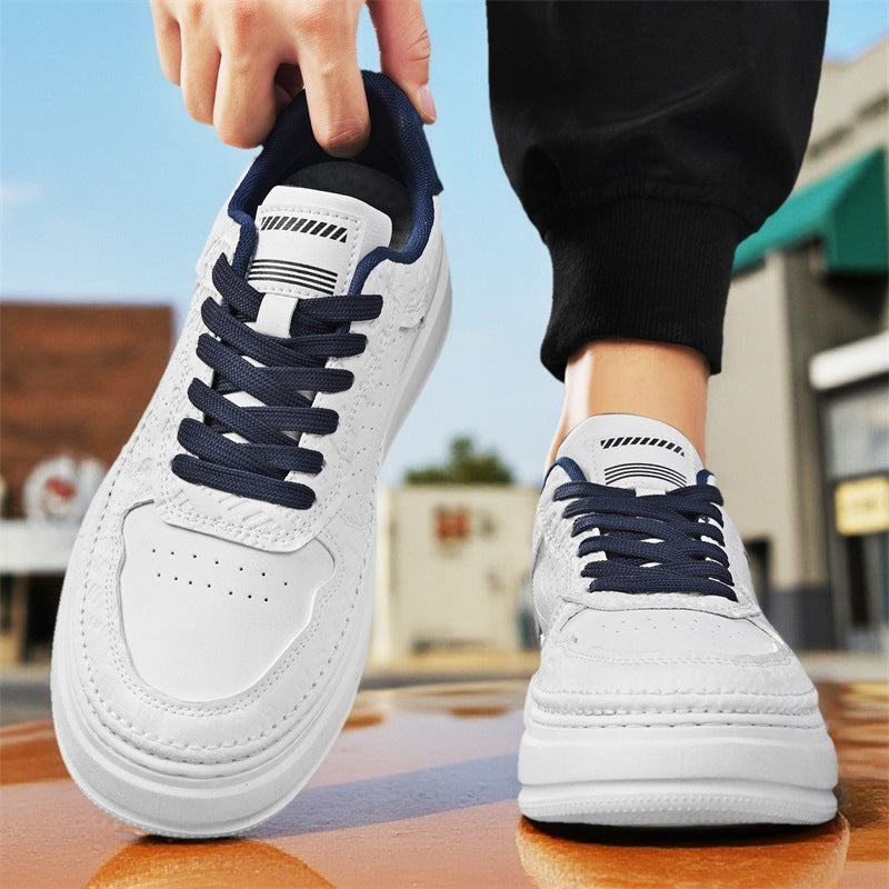 Damen Hochwertige Leder Sneakers mit komfortabler Dämpfung