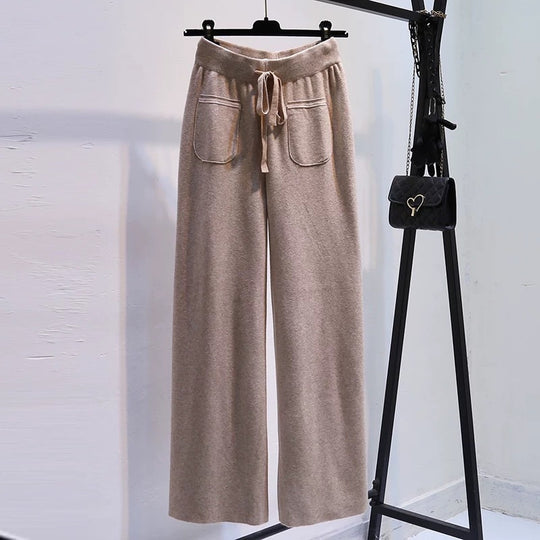 Damen Weite Jersey-Hose mit elastischem Bund und praktischen Taschen Shop Nory