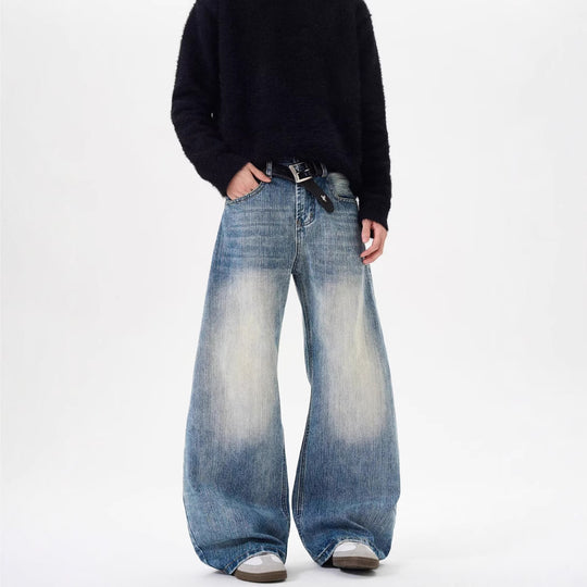 Herren Hochgeschnittene Weitgeschnittene Jeans Shop Nory