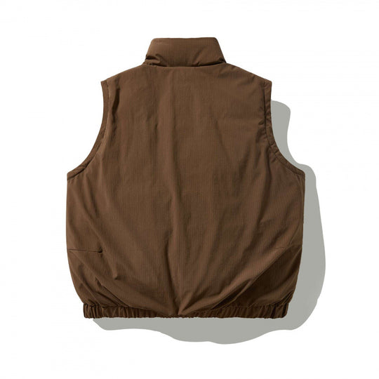 Herren Wattierte Outdoor‑Weste mit hohem Stehkragen, elastischem Saum und großen Klappentaschen Shop Nory
