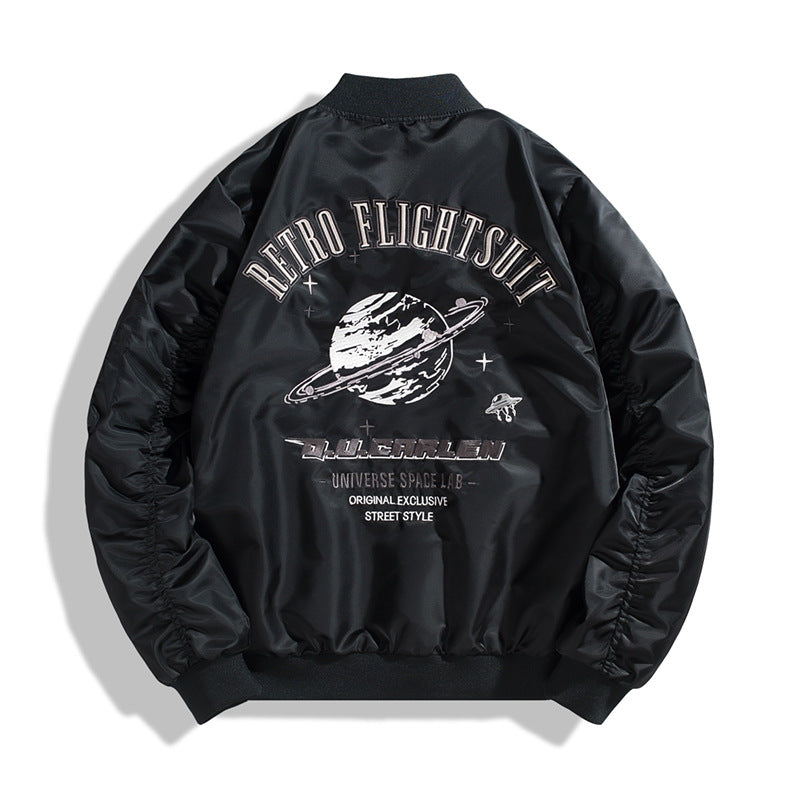 Herren Sportliche Bomberjacke mit stylischen Patches Shop Nory