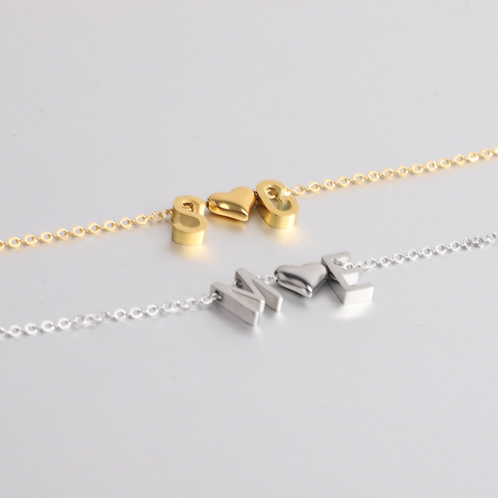 Damen personalisierte Halskette mit individuell gestaltbaren Anhängern Shop Nory