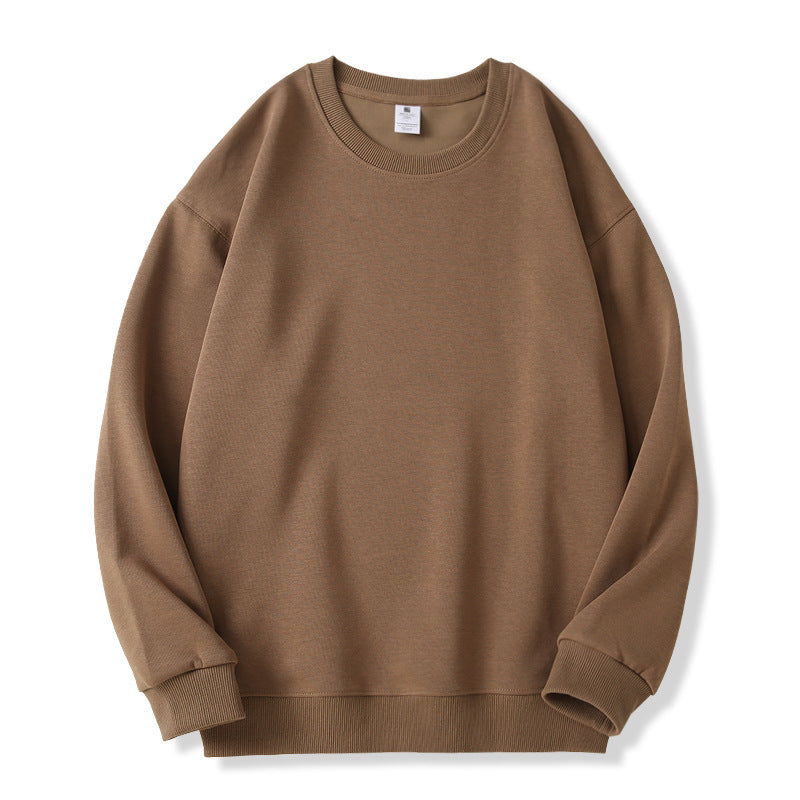 Unisex Oversize Baumwoll-Fleece Sweatshirt mit Rundhalsausschnitt, Rippbündchen und schwerer Qualität Shop Nory