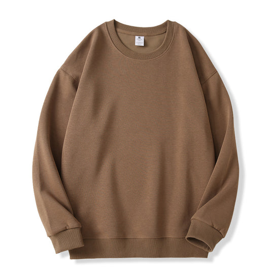 Unisex Oversize Baumwoll-Fleece Sweatshirt mit Rundhalsausschnitt, Rippbündchen und schwerer Qualität Shop Nory
