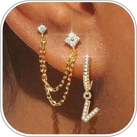 Damen Ohrschmuck mit funkelnden Zirkonia-Elementen und elegantem Design Shop Nory