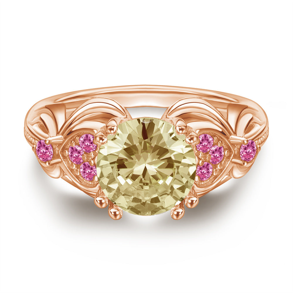 Damen Eleganter Verlobungsring mit kunstvollem Design Shop Nory