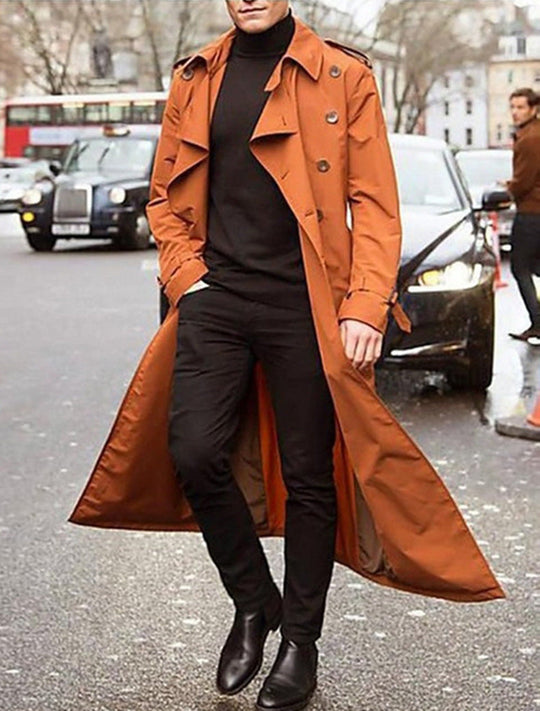 Herren klassischer Trenchcoat
