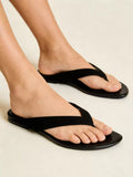 Damen Zehentrenner-Sandalen mit rutschfester Sohle und bequemem Fußbett
