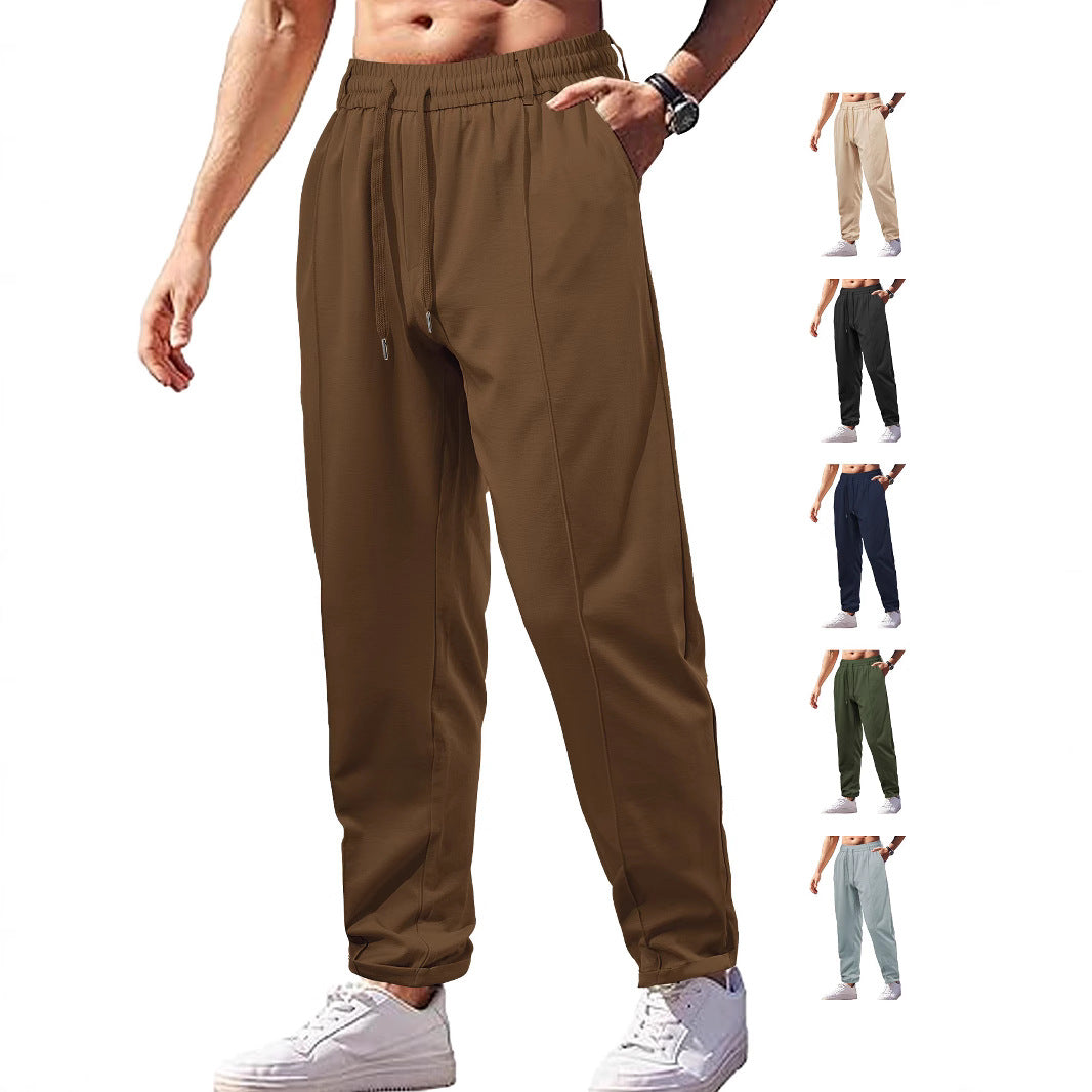 Damen Leichte Relaxhose mit elastischem Bund, geradem Schnitt & aufgesetzter Gesäßtasche Shop Nory