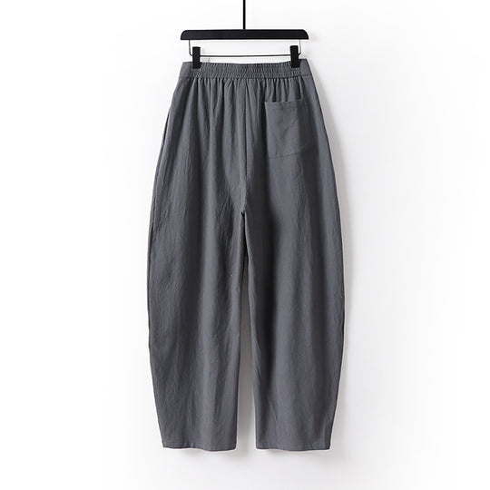 Damen Hochgeschnittene Culotte-Hose mit Bundfalten und elastischem Taillenbund Shop Nory