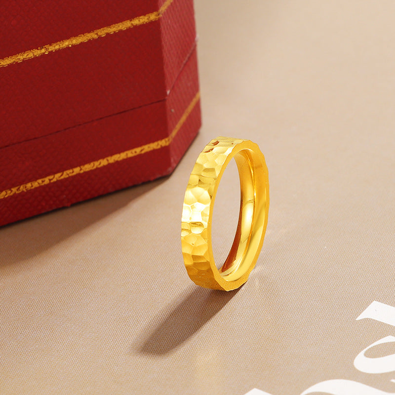 Damen modischer Ring mit strukturiertem Oberflächenfinish Shop Nory
