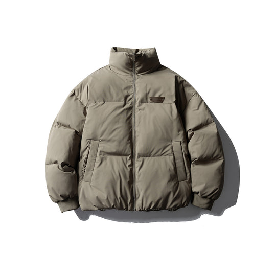 Herren Boxy-Pufferjacke mit hohem Stehkragen und minimalistischer Außenhülle Shop Nory