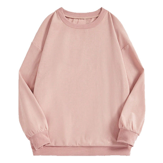 Damen weit geschnittenes Sweatshirt mit geripptem Material und Ballonärmeln Shop Nory