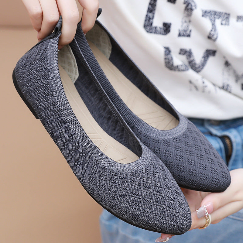 Damen Bequeme Strickschuhe