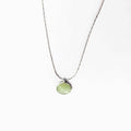 Damen Halskette mit elegantem und minimalistischem Anhänger aus Chalcedon Shop Nory