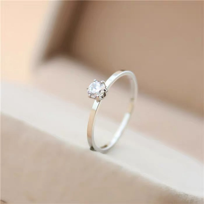 Damen Minimalistische Verlobungsring Shop Nory