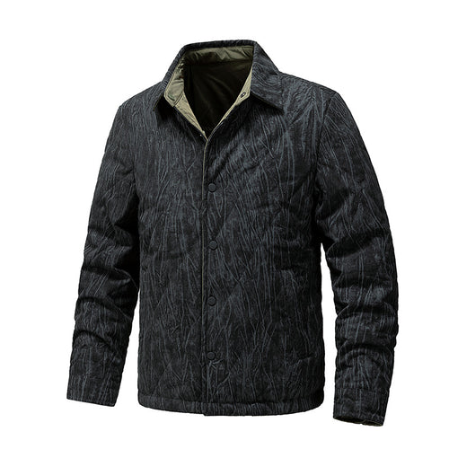 Herren Leicht wattierte gesteppte Übergangsjacke mit Hemdkragen Shop Nory