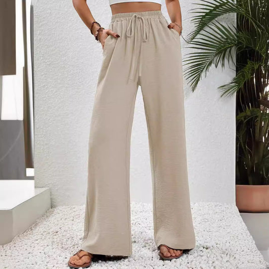 Damen weite Palazzo-Hosen