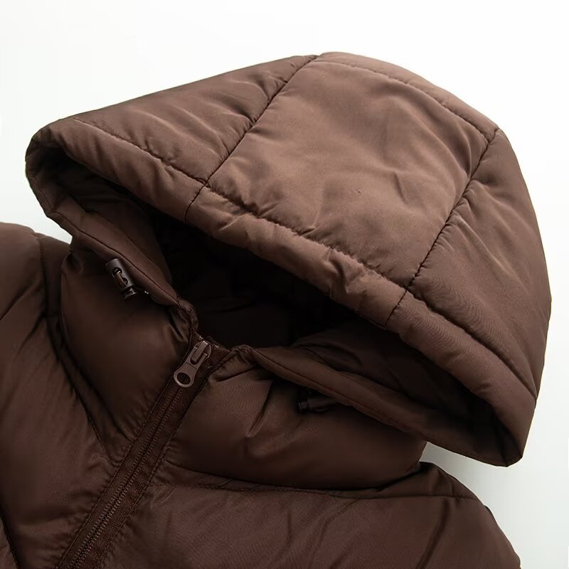 Damen Hybrid-Steppjacke mit Wattierung, Kapuze und elastischen Ärmel-Einsätzen Shop Nory