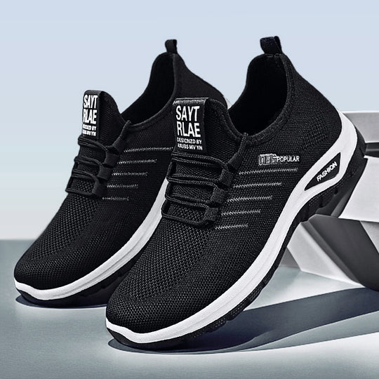 Damen nan ultraleichter Strick-Sport-Sneaker mit Elastikeinstieg, stoßdämpfender Plateau-Zwischensohle und griffiger Profillaufsohle Shop Nory