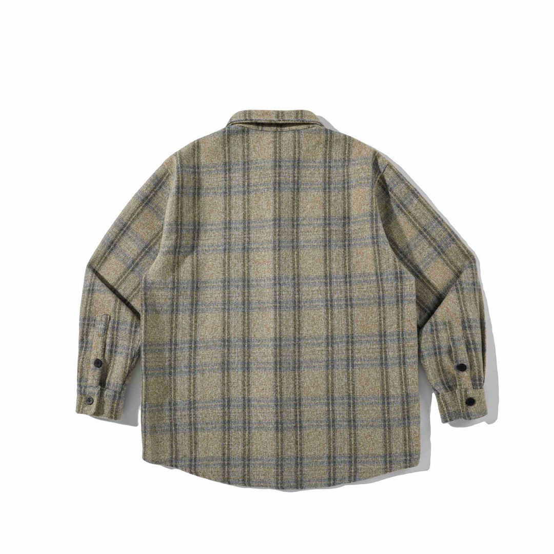 Herren Overshirt aus Wollmischung mit Karomuster Shop Nory