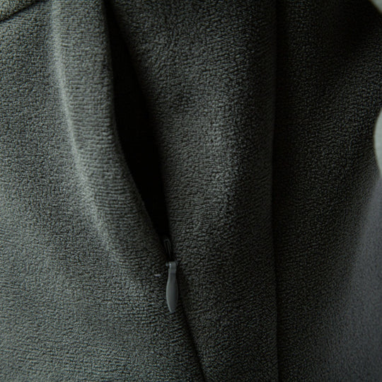 Herren Kuscheliger Microfleece Pullover mit Stehkragen und schrägen Ziernähten Shop Nory