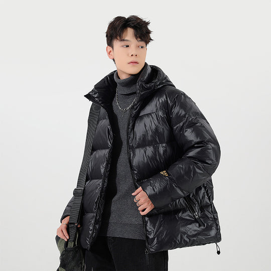 Unisex Wattierte Kapuzenjacke mit Thermo-Isolierung und verstellbarem Saum Shop Nory