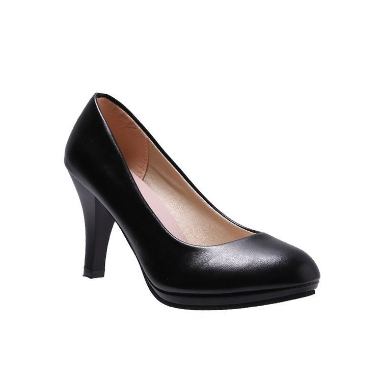 Damen elegante Pumps mit komfortablem Blockabsatz 1782226294