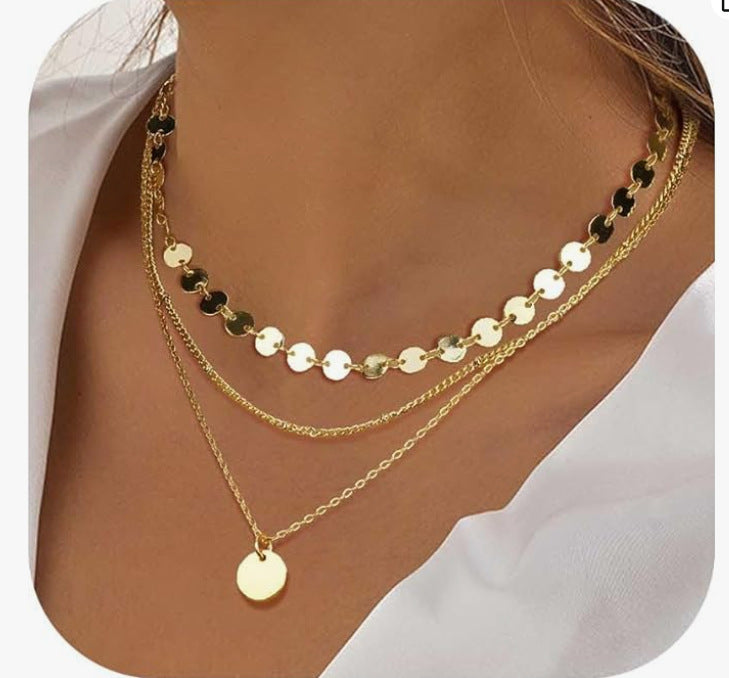 Damen Halsketten-Set mit detailliertem Design und eleganten Anhängern Shop Nory