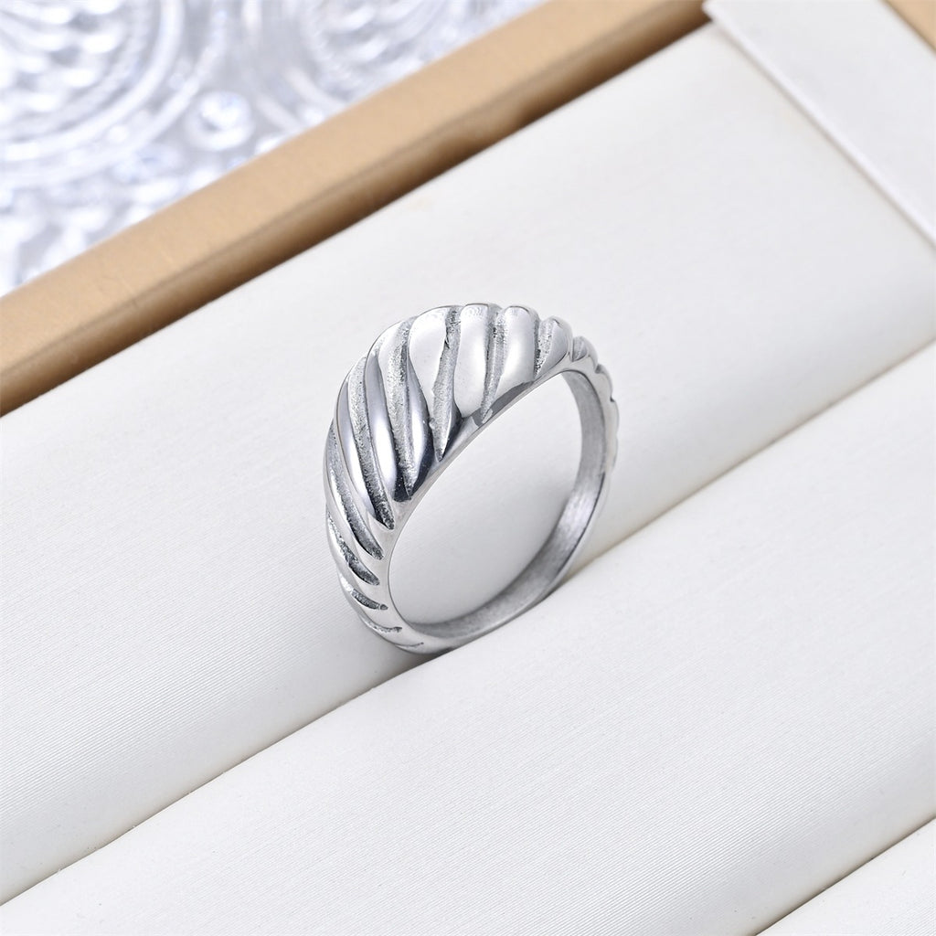 Damen Ring mit kunstvollem, gewundenem Design Shop Nory
