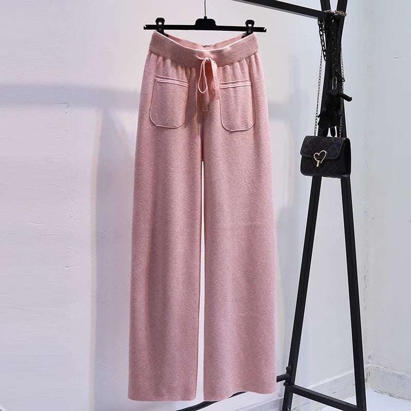 Damen Weite Jersey-Hose mit elastischem Bund und praktischen Taschen Shop Nory