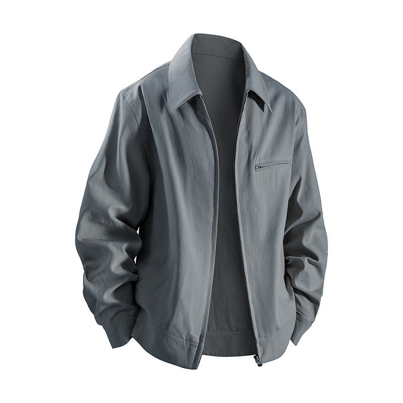 Herren lässige Übergangsjacke mit praktischen Taschen und modernem Schnitt