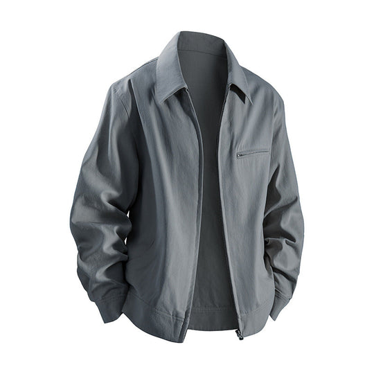 Herren lässige Übergangsjacke mit praktischen Taschen und modernem Schnitt