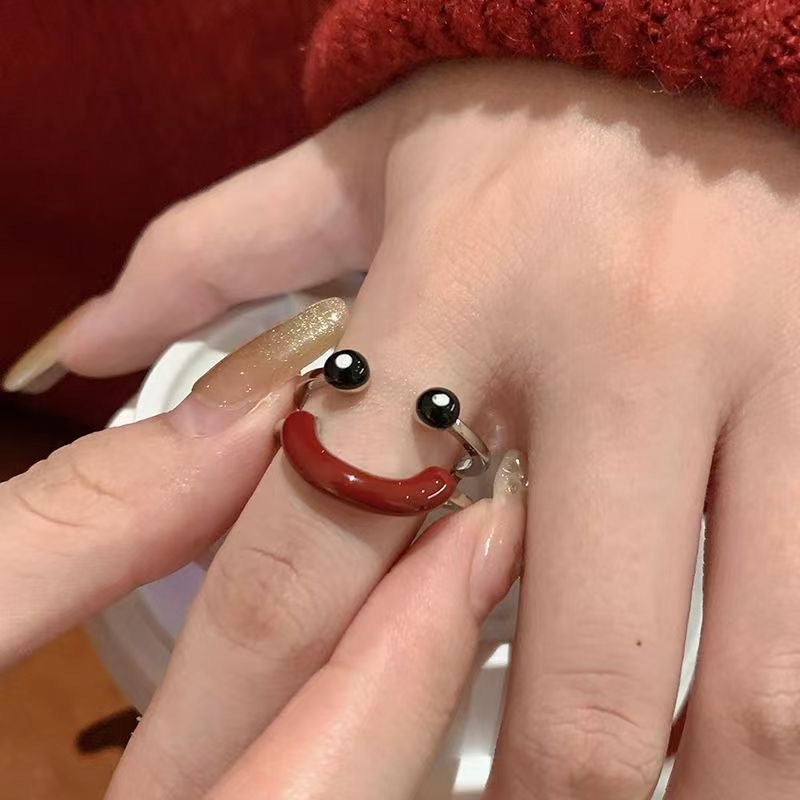 Damen Ring im verspielten Smiley-Design Shop Nory