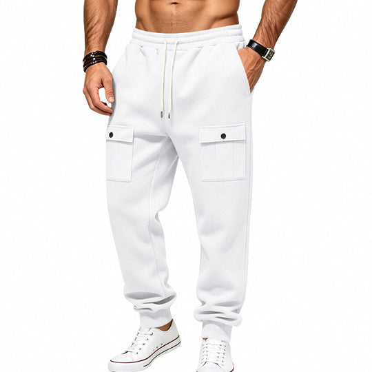 Herren Cargo-Jogginghose mit elastischem Bund und aufgesetzten Klappentaschen Shop Nory
